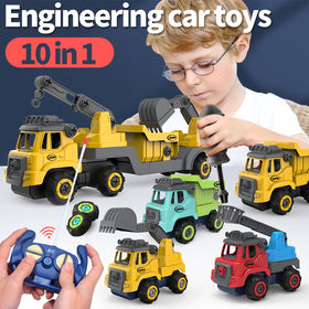 Rc grue de levage modèle ingénierie voiture jouets pour enfants