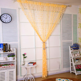 Rideau de chaîne à franges avec pompon, rideau perlé, décoration  d'intérieur, rideau de porte, rideaux
