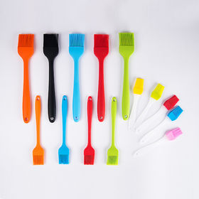 Silicone Basting Pastry & BBQ Brush Set - Uniwit 5 PCS Silicone BBQ Pastry  Oil Brush Turkey Baster,Barbecue Utensil use for Grilling and Marinating