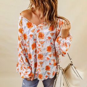 Blusa discount naranja mujer