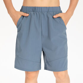 Individuelle atmungsaktive, schnell trocknende Sportshorts für Jungen im Großhandel für Jogging, Basketball und Sportbekleidung
