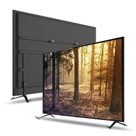 43inch LED TV 4K Slim Model solar saving double glass new model tv Smart tv digital tv hotel tv double glass display