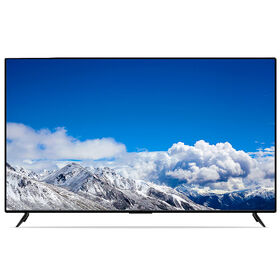 55-Zoll-LED-TV OEM Großhandel Smart Android WIFI TV FHD UHD Schwarz Farbe Digital TV Hotel TV 4K Doppelglas-Display Monitor Gut