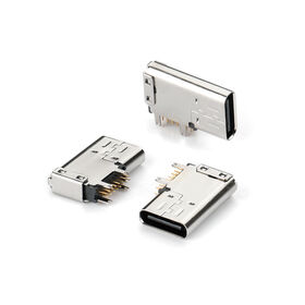 Konektor USB C 16PIN USB 2.0 Baris Ganda DIP Dudukan USB TYPE C