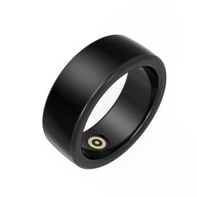 Compre 2mm Ultrafino Metal Anillo Inteligente Salud Ritmo Cardíaco