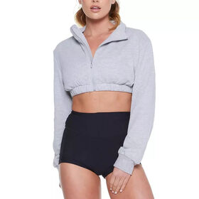 Wholesale Custom Wholesale 3 Pcs Pullover Cropped Hoodie Shorts