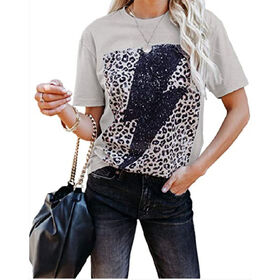 Wholesale Women's Sublimation Printed T-shirts from Manufacturers