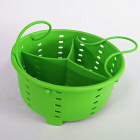 Buy Wholesale Silicone Egg Steamer Vegetable Steamer Basket Pot Useful  Flexible Silicone Steamer from Shenzhen Renjia Technology Co., Ltd., China