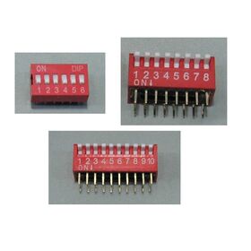 DIP-Schalter, Taktile Schalter & ZIF-Sockel, Rot