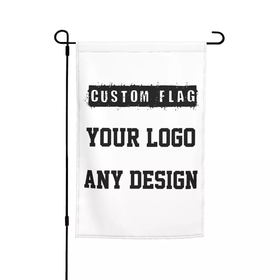 Blank Sublimation Garden Flag 12x18 Single Sided White Polyester Canvas,  Sublimation Flags
