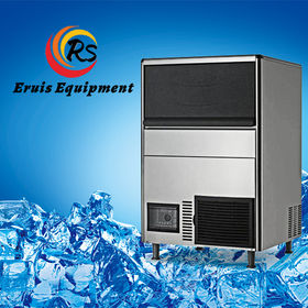 Commercial Ice Maker 335W Stainless Steel Ice Cube Maker Machine