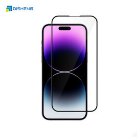 Pelindung Layar Kaca Tempered Sutra Cetak 2.5D Full Coverage Definisi Tinggi untuk iPhone 14 Pro Max - Terlaris!