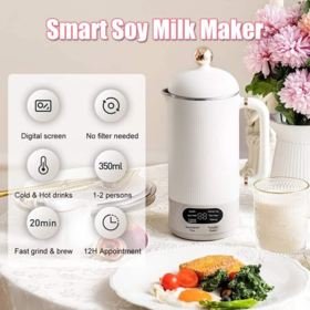 Mini Cooking Blender, Soy Milk Maker, Personal Hot & Cold Countertop Blender