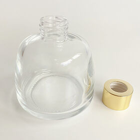 Glass diffuser bottle volatilization household aromatherapy glass bottle with rattan sticks 200ml