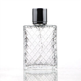90 ml big volume glass perfume bottle with sprayer