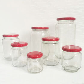 Glass jar food storage 80ML 180ML 220ML 350ML 450ML 750ML 1000ML