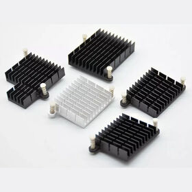 Aluminum Heatsink, Made of Aluminum with Anodized Surface, Machining service, OEM based on the design in drawing