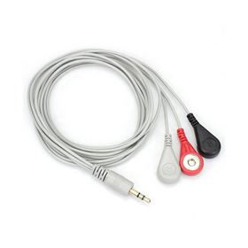 Câble ECG à Bouton-Pression pour Électrode Médicale Personnalisée, 10, 6, 3 Dérivations