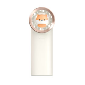 2023 Bestseller Neuheiten Großhandel USB 3600mAh Tragbarer Mini-Taschenventilator mit Cartoon-Figur