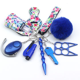  Safety Keychain Set for Women and Kids, 4 Pcs Safety