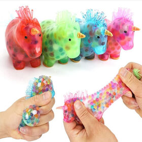 Lot De 20 Balles Anti-stress En TPR - Squishies Kawaii à Rebond Lent - Soulagent L'anxiété - Lavables - Cadeaux Pour Enfants Et Adultes - 4,5 Cm
