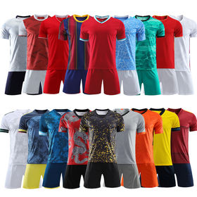 Buy Wholesale China Kids And Adult Blank Soccer Jersey Football Training  Sets Sport Short Sleeve Running Set & Soccer Jerseys at USD 3.8