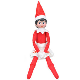 Christmas Elf Behaving Badly Plush Toy | Elfette Novelty Long Bendy Naughty  Girl Christmas Doll | 12 Inches