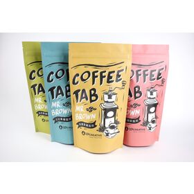 Sac d'emballage alimentaire en papier d'aluminium imprimé sur mesure, refermable, résistant aux odeurs et à l'humidité, sachet vertical, sacs Mylar 3.5
