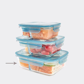 Wholesale 1060ml Glass Food Storage Containers 3 Compartments Glass Meal  Prep Containers with Lids Colored Lunch Bento Box Adult Kid Food Meal Prep  Bowls - China Wholesale High Quality and New Designs