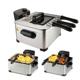 xj-5k100ao 1.2l mini deep fryer electric