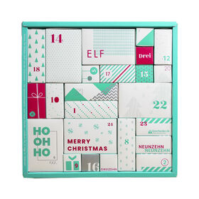 Custom Gift Luxury Women 24 Days Cosmetic Makeup Beauty Empty Christmas  Advent Calendar Packaging Box - China Desk Calendar and Wall Calendar price