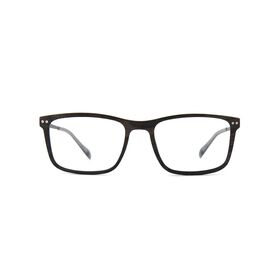 Lightweight wood optical frame with flexible stainless steel temple
