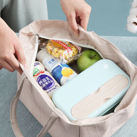 Amazon Wiederverwendbare, auslaufsichere Kühltasche Thermische Lunchbox Tote für Erwachsene College Mode Damen Lunch Bags für die Arbeit