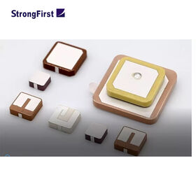 هوائي رقعة سيراميك سلبي عالي الدقة StrongFirst 38X38x8.5mm Gnss L1l5 نطاقات مكدسة لـ M2M 1575MHz
