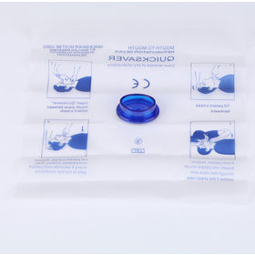 PVC First Aid Keychain CPR Mask with PP Case - China CPR Mask