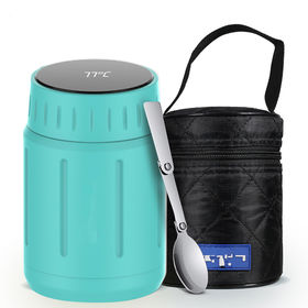 530/710ML Thermo Flask Hot Food Container Thermal 1/2 Layer Insulated Lunch  Box