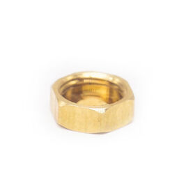 OEM Heavy Duty Brass Compression Nut Leak-Proof Pipe Tube Fittings for High Pressure Air Water Fuel Oil Gas Plumbing