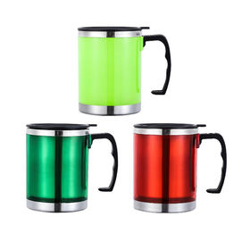 Buy Wholesale China Double Wall Promotional Stainless Steel Coffee Travel  Mug With Handle;16oz & Travel Mug at USD 1.65