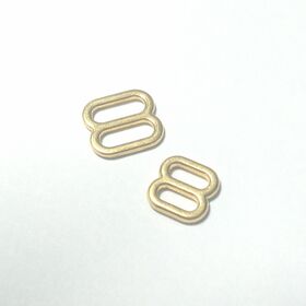 Boucle de réglage en forme de 8 en alliage de zinc pour bretelles de soutien-gorge, vêtements et maillots de bain