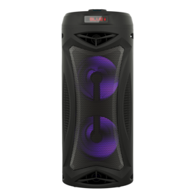 4inch*2 BT TWS portable wireless party RGB led light speaker for indoor/outdoor party karaoke with OEM/ODM