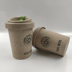 Taza de café degradable personalizada para regalos y taza/taza con certificado FDA/LFGB