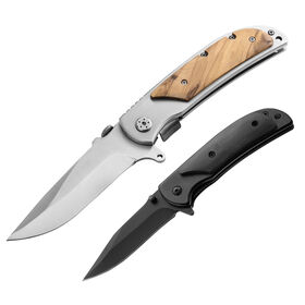 Wholesale Wood Handle Folding Pocket Knife for Outdoor Camping Survival