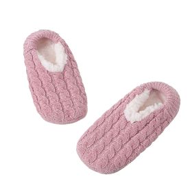 Pantoufles pour enfants laine foot semelle antidérapante