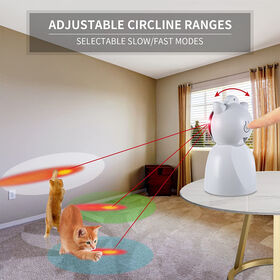 Jouet pointeur laser rechargeable pour chat, pointeur laser rouge 3 en 1,  outil d'entraînement à la lumière interactive avec chargement USB pour  l'exercice de chien de chat