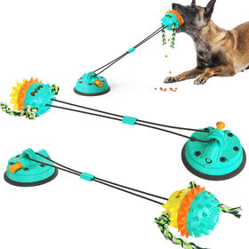 Pet Dog Toys Silicon Suction Cup Tug Interactive Pet Toy For Pet