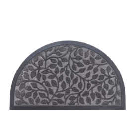 Wrought Iron Grey 18 in. x 30 in. Door Mat