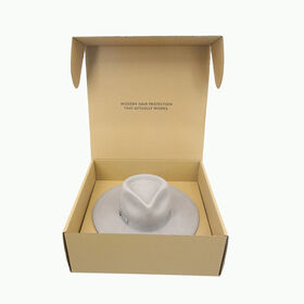 Custom logo printing cowboy hat box cardboard large storage