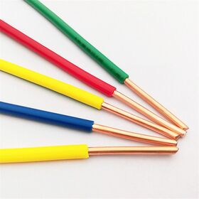 Fabrikpreis 2,5 mm PVC-isolierter massiver Kupferdraht für Hausinstallationen und Erdungskabel