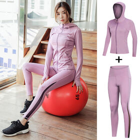 Vêtements de sport pour femmes, adaptés à la salle de sport à domicile, séchage rapide, course à pied, ensembles de survêtements, leggings de sport