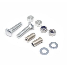 Tornillos y tuercas OEM personalizados de acero inoxidable con acabado liso, cabeza plana y ranura Phillips para piezas de automoción de nueva energía